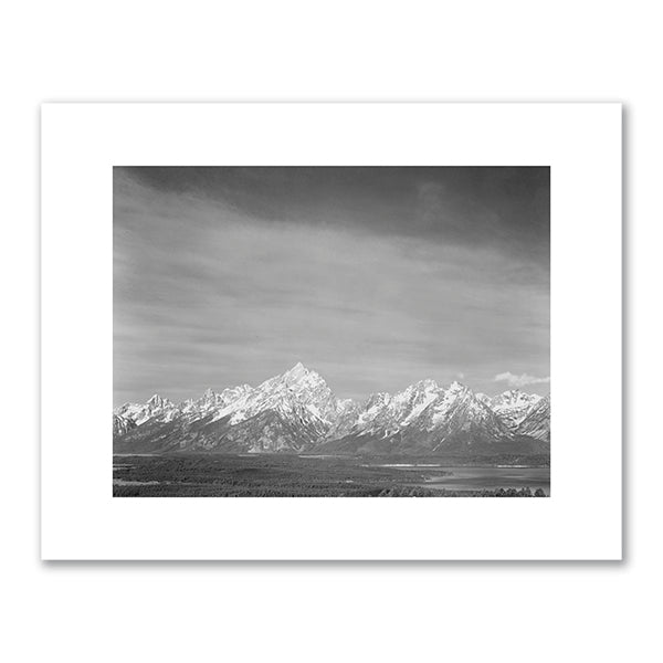 Ansel Adams, Tetons from Signal Mountain, Grand Teton National Park, Wyoming, 1942, Department of the Interior, National Park Service, Branch of Still and Motion Pictures. Fine Art Prints in various sizes by Museums.Co