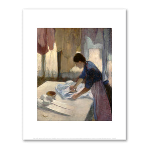 Edgar Degas, Woman Ironing, begun c. 1876, completed c. 1887, National Gallery of Art, Washington DC. Fine Art Prints in various sizes by Museums.Co