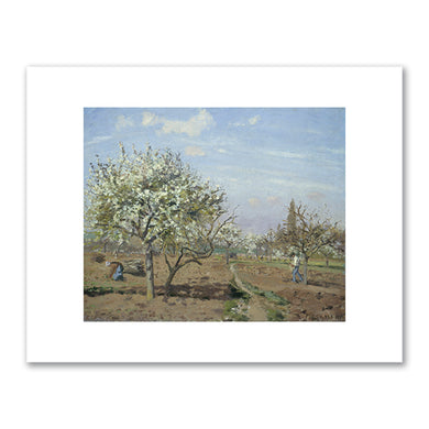 Camille Pissarro, Orchard in Bloom, Louveciennes, 1872, National Gallery of Art, Washington DC. Fine Art Prints in various sizes by Museums.Co
