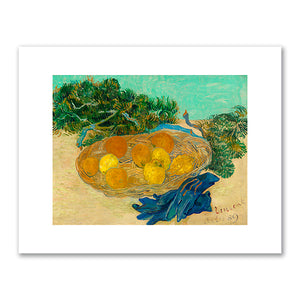 Vincent van Gogh, Still Life of Oranges and Lemons with Blue Gloves, c. 1883, National Gallery of Art, Washington. Fine Art Prints in various sizes by Museums.Co
