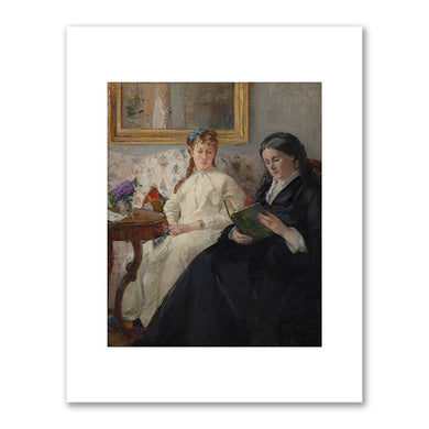 Berthe Morisot, The Mother and Sister of the Artist, 1869/1870, National Gallery of Art, Washington DC. Fine Art Prints in various sizes by Museums.Co