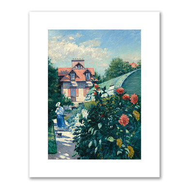 Gustave Caillebotte, Dahlias, Garden at Petit Gennevilliers, 1893, National Gallery of Art, Washington, DC. Fine Art Prints in various sizes by Museums.Co