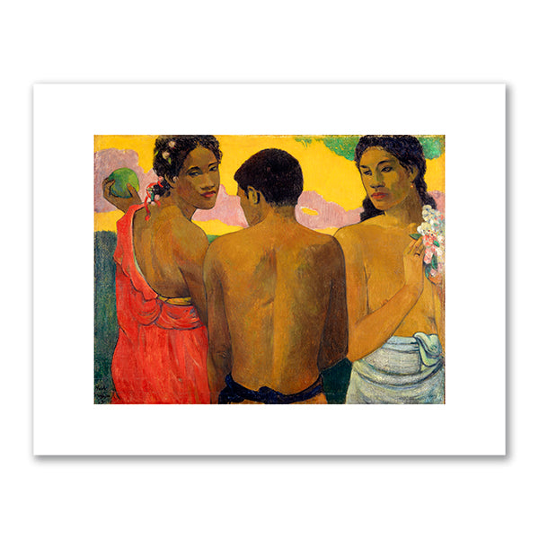 Paul Gauguin, Three Tahitians, 1899, National Galleries of Scotland. Fine Art Prints in various sizes by Museums.Co