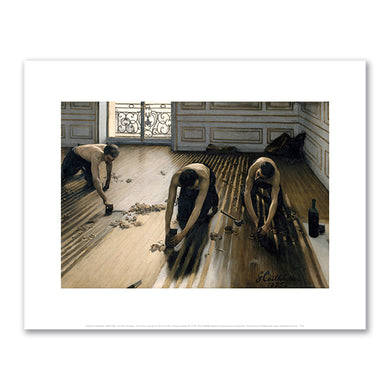 Gustave Caillebotte, The Floor Scrapers, 1875, Musee d'Orsay, Paris. Fine Art Prints in various sizes by Museums.Co