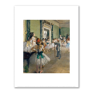 Edgar Degas, The Dancing Lesson, 1873-76, Musee d'Orsay, Paris. Fine Art Prints in various sizes by Museums.Co