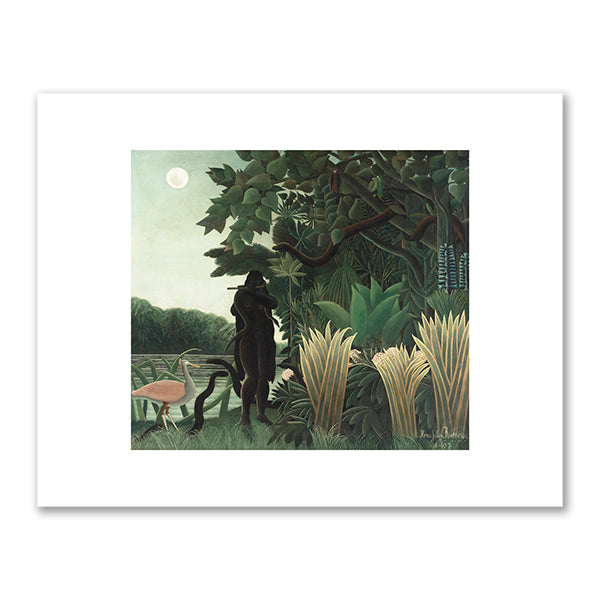 Henri Rousseau, The Snake Charmer (La charmeuse de serpents), 1907 (oil on canvas, 167 x 189.3 cm) Musee d'Orsay, Paris. Fine Art Prints in various sizes by Museums.Co