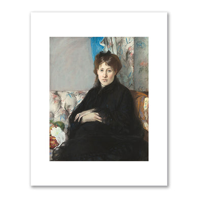 Berthe Morisot, Portrait of Mme. Edma Pontillon, née Morisot, the artist’s sister, 1871, Musée d’Orsay. Fine Art Prints in various sizes by Museums.Co