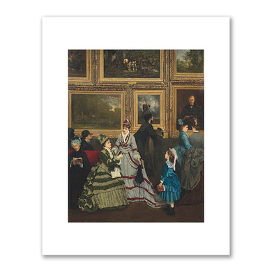 Camille Cabaillot-Lassalle, Le Salon de 1874, 1874, Musée d'Orsay, Paris. Fine Art Prints in various sizes by Museums.Co