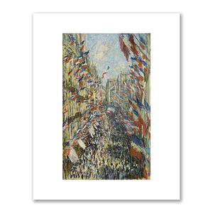 The Rue Montorgueil in Paris. Celebration of June 30, 1878 by Claude Monet