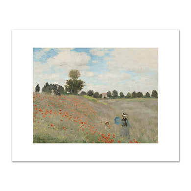 Claude Monet, Wild Poppies Near Argenteuil , 1873, Musée d’Orsay, Paris. Fine Art Prints in various sizes by Museums.Co