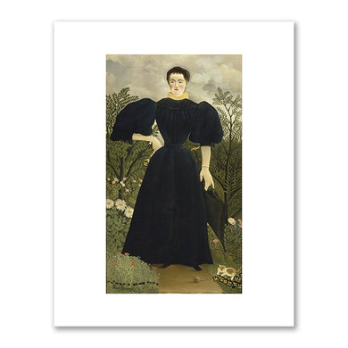 Henri Rousseau, Portrait de Madame M., 1895-1897, Musée d'Orsay, Paris. Fine Art Prints in various sizes by Museums.Co