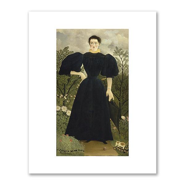 Henri Rousseau, Portrait de Madame M., 1895-1897, Musée d'Orsay, Paris. Fine Art Prints in various sizes by Museums.Co