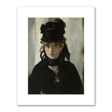 Édouard Manet, Berthe Morisot with a Bouquet of Violets, 1872, Musée d'Orsay. Fine Art Prints in various sizes by Museums.Co