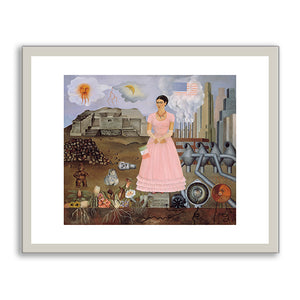 Self-Portrait on the Borderline between Mexico and the United States by Frida Kahlo