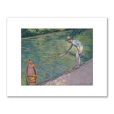 Gustave Caillebotte, A Man Docking His Skiff, 1878, Virginia Museum of Fine Arts, Richmond. Fine Art Prints in various sizes by Museums.Co