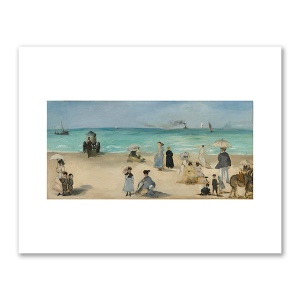 On the Beach, Boulogne-sur-Mer by Édouard Manet