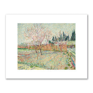 Vincent van Gogh, Orchard with Cypresses, April 1888, Private Collection. Fine Art Prints in various sizes by Museums.Co