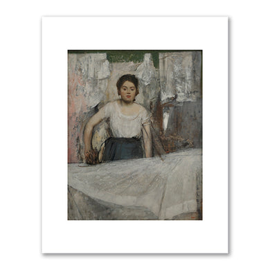Edgar Degas, Woman Ironing, c. 1869, Neue Pinakothek, Bavarian State Painting Collections, Munich, Germany. Photo by Yelkrokoyade. Licensed under the Creative Commons Attribution-Share Alike 4.0 International license. Fine Art Prints in various sizes by Museums.Co
