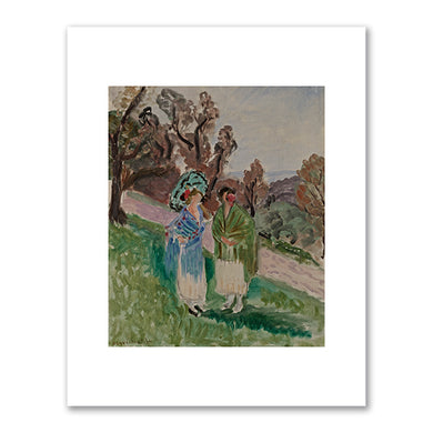 Henri Matisse, Deux femmes dans un paysage, 1921, Yale University Art Gallery. Fine Art Prints in various sizes by Museums.Co