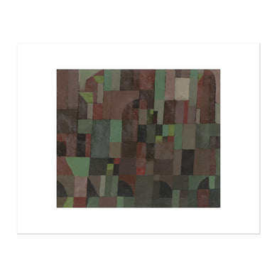 Red/Green Architecture (yellow/violet gradation) by Paul Klee