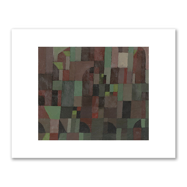 Paul Klee, Red/Green Architecture (yellow/violet gradation), 1922, Yale University Art Gallery. Fine Art Prints in various sizes by Museums.Co