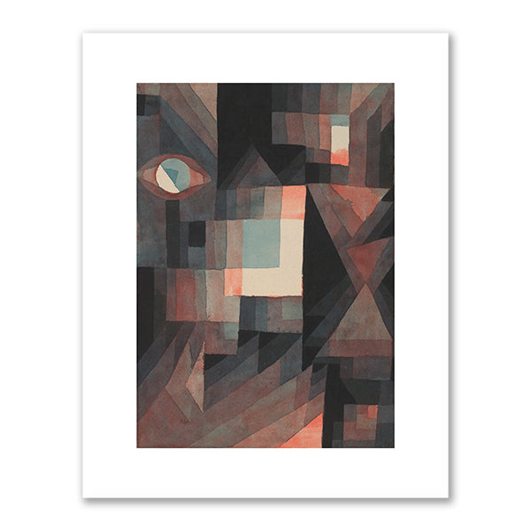 Paul Klee, Abstract (Red/Green Gradation with some cinnibar in vertical format), 1921, Yale University Art Gallery. Fine Art Prints in various sizes by Museums.Co