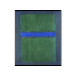 Mark Rothko, Untitled, 1957, Framed Art Print with black frame in 3 sizes by Museums.Co