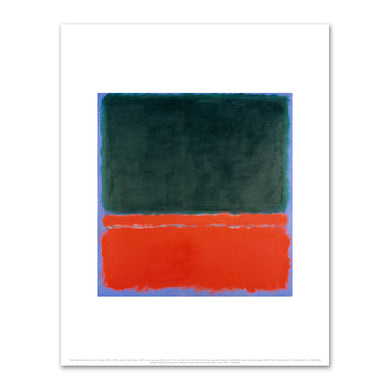 Mark Rothko, Green, Red, Blue, 1955, Fine Art Prints in various sizes by Museums.Co