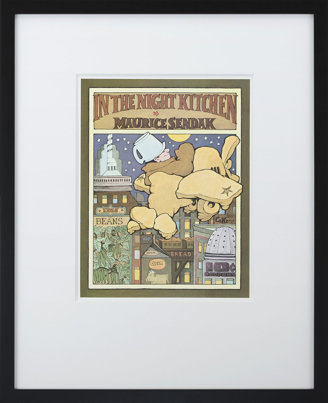In the Night Kitchen by Maurice Sendak Framed Art Print - Special Edition by Museums.Co