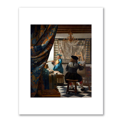 Johannes Vermeer, The Art of Painting, 1666-68, Kunsthistorisches Museum, Vienna. Fine Art Prints in various sizes by Museums.Co