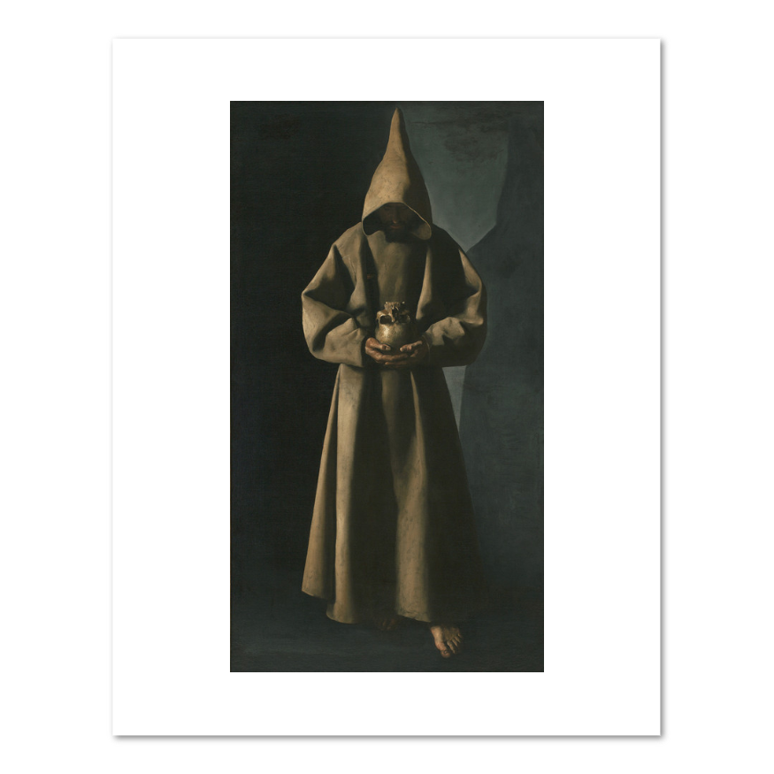 Francisco de Zurbarán, Saint Francis of Assisi in His Tomb, 1630/34, Fine Art Prints in various sizes by Museums.Co