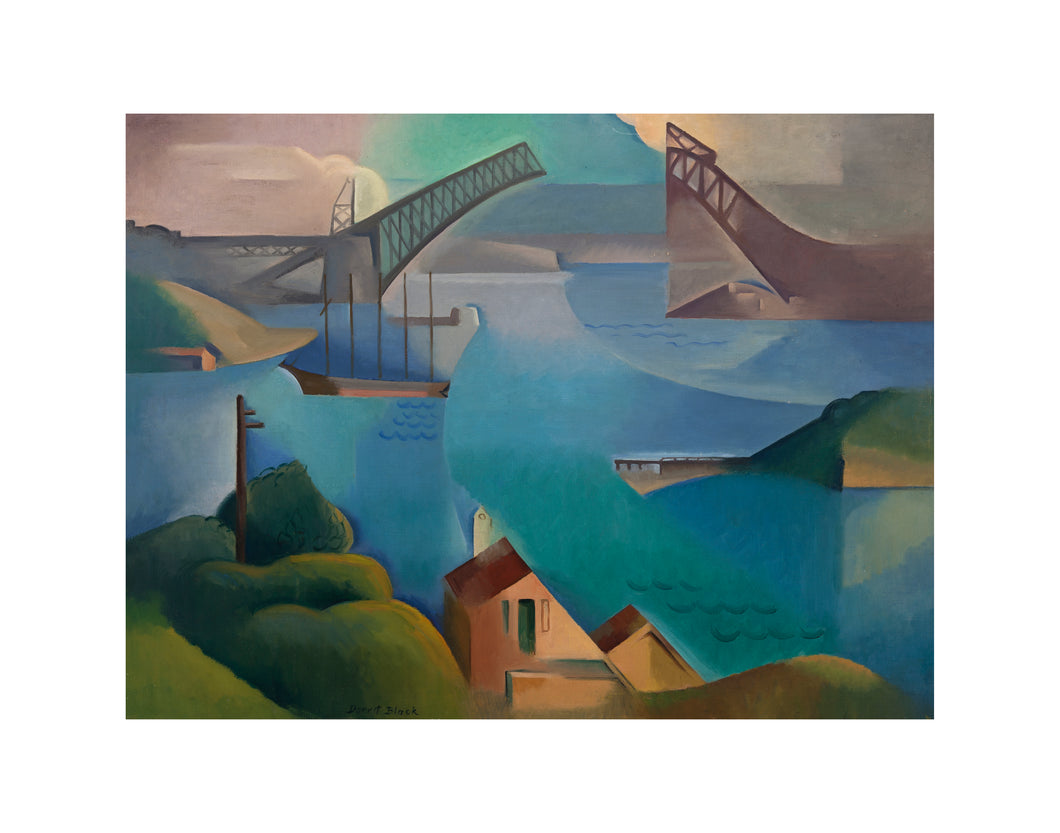 Dorrit Black, The bridge, 1930, Art Gallery of South Australia, Adelaide. Fine Art Prints in various sizes by Museums.Co