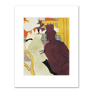 Henri de Toulouse-Lautrec, The Englishman at the Moulin Rouge (L'Anglais au Moulin Rouge), 1892, Art Gallery of South Australia, Adelaide. Fine Art Prints in various sizes by Museums.Co