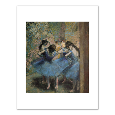 Edgar Degas, Dancers in Blue, 1890, Fine Art Prints in various sizes by Museums.Co
