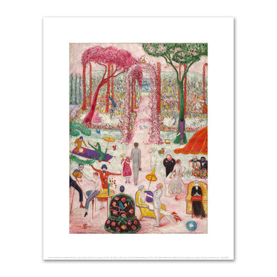 Florine Stettheimer, Sunday Afternoon in the Country, 1917, The Cleveland Museum of Art. Fine Art Prints in various sizes by Museums.Co