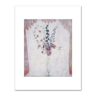 Florine Stettheimer, Delphinums and Columbine, c.1923, Private Collection, Photo © Christie's Images / Bridgeman Images. Fine Art Prints in various sizes by Museums.Co