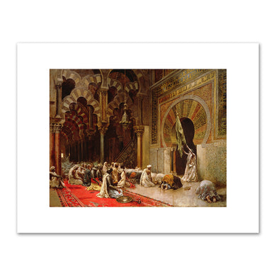 Edwin Lord Weeks, Interior of a Mosque at Cordova, ca. 1880, Walters Art Museum. Fine Art Prints in various sizes by Museums.Co