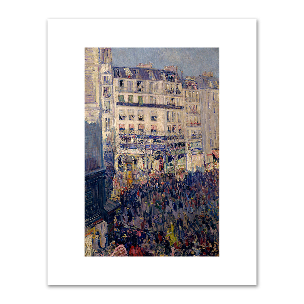 Nicolas Tarkhoff, Carnival Day in Paris, 1900, State Tretyakov Gallery, Moscow, Photo © Fine Art Images / Bridgeman Images. Fine Art Prints in various sizes by Museums.Co