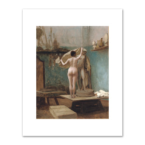 Jean-Léon Gérôme, La fin de la séance: The End of the Pose, 1896, Private Collection, Photo © Christie's Images / Bridgeman Images. Fine Art Prints in various sizes by Museums.Co