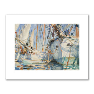 John Singer Sargent, White Ships, 1908, Brooklyn Museum, Photo © Brooklyn Museum of Art / Bridgeman Images. Fine Art Prints in various sizes by Museums.Co