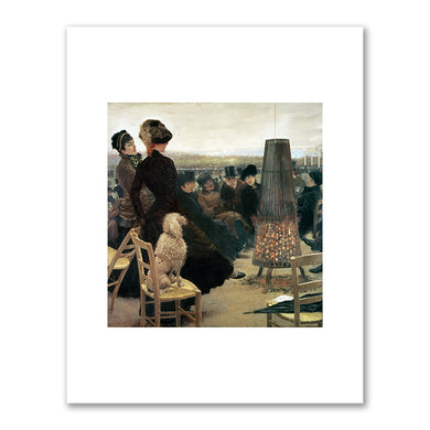 Giuseppe De Nittis, The Races at Auteuil (part of a triptych), 1881, Galleria Nazionale d' Arte Moderna, Rome. Photo © Bridgeman Images. Fine Art Prints in various sizes by Museums.Co