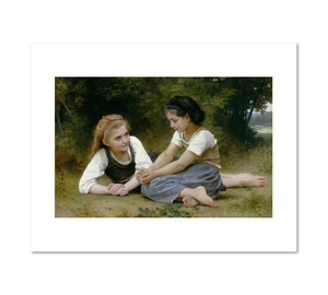 William Adolphe Bouguereau, The Nut Gatherers, Fine Art Prints in various sizes by Museums.Co