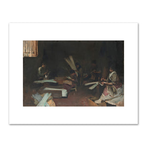 John Singer Sargent, Venetian Glass Workers, 1880/82, The Art Institute of Chicago. Fine Art Prints in various sizes by Museums.Co