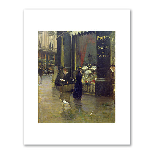 Giuseppe De Nittis, La Parfumerie Viollet, Boulevard des Capucines, circa 1880, Musée Carnavalet, History of Paris. Fine Art Prints in various sizes by Museums.Co