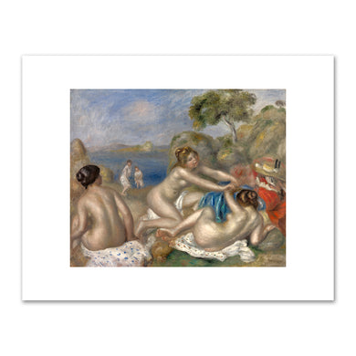 Pierre-Auguste Renoir, Bathers Playing with a Crab (Trois baigneuses au crabe), c. 1897, The Cleveland Museum of Art. Fine Art Prints in various sizes by Museums.Co