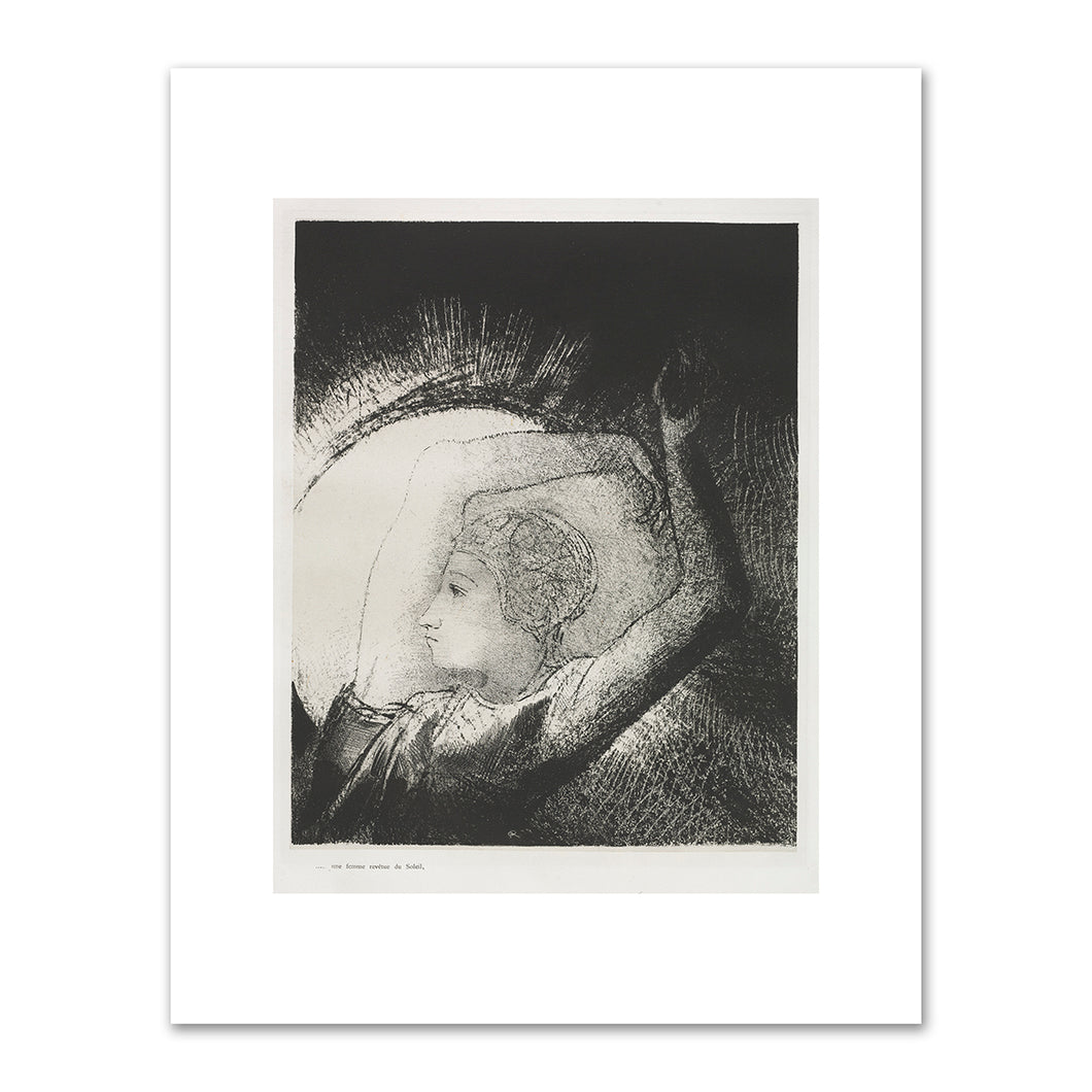 Odilon Redon, The Apocalypse of Saint John: A Woman Clothed with the Sun, 1899, The Cleveland Museum of Art. Fine Art Prints in various sizes by Museums.Co