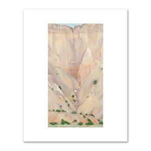 Georgia O'Keeffe, Cliffs Beyond Abiquiu, Dry Waterfall, 1943, The Cleveland Museum of Art. Fine Art Prints in various sizes by Museums.Co