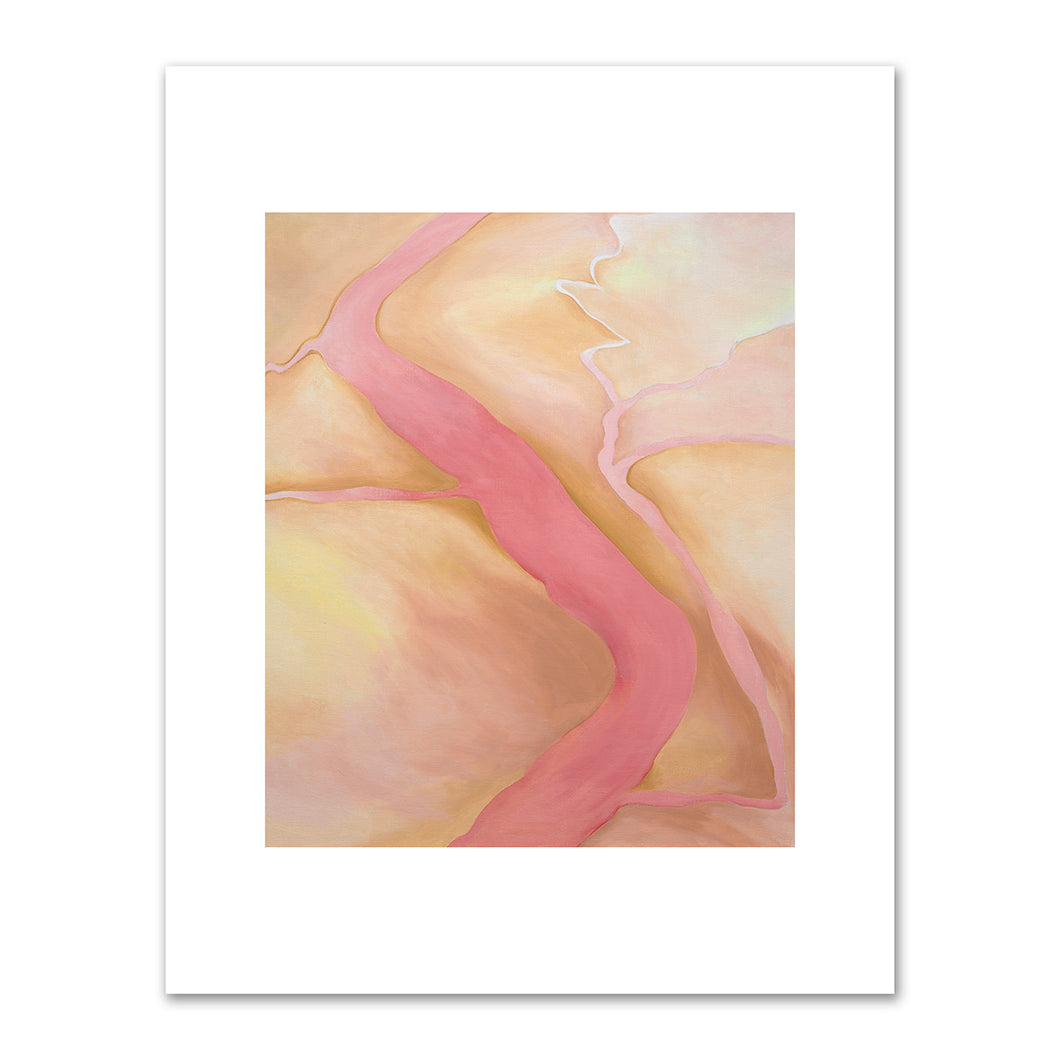 Georgia O'Keeffe, It Was Yellow and Pink II, 1959, The Cleveland Museum of Art. Fine Art Prints in various sizes by Museums.Co
