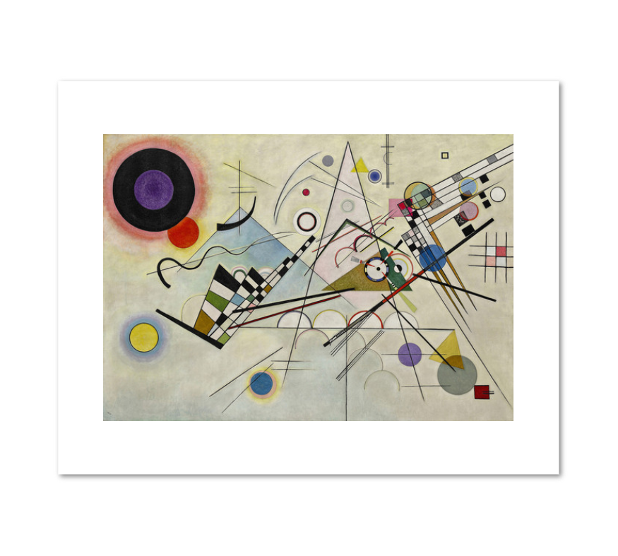 Vasily Kandinsky, Composition 8 (Komposition 8), 1923, Fine Art Prints in various sizes by Museums.Co