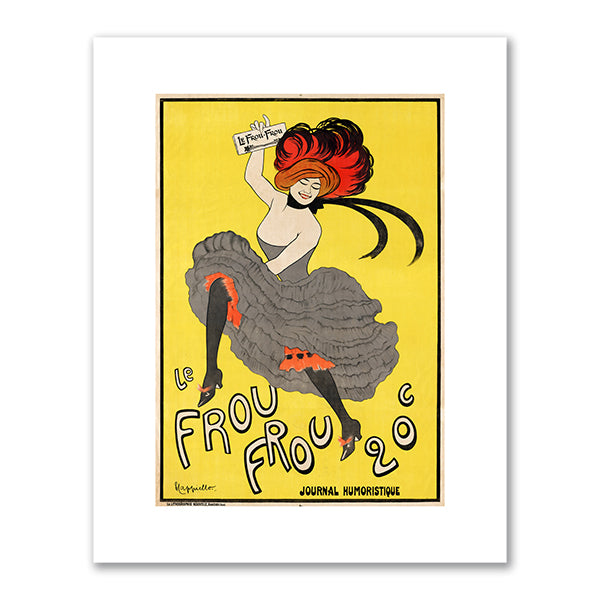 Leonetto Cappiello, Le Frou Frou, 1898, Library of Congress, Prints and Photographs Division. Fine Art Prints in various sizes by Museums.Co